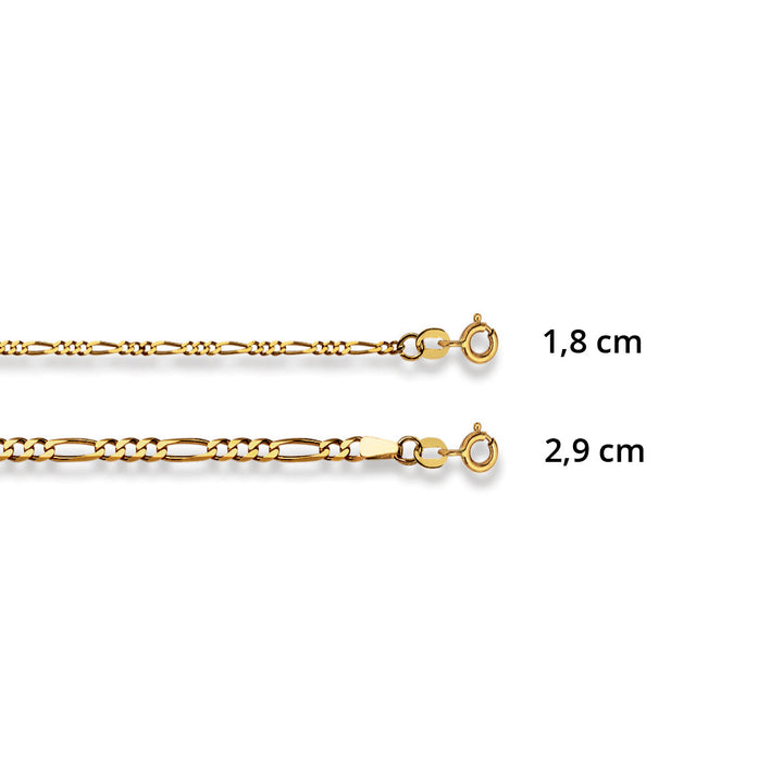 Luxoia Gold Classics Figarokette Gelbgold 375/9k