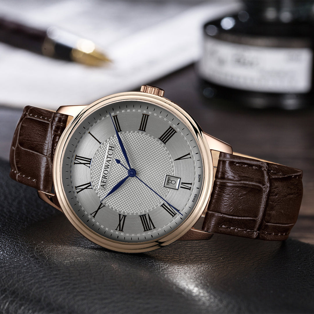 Aerowatch Les Grandes Classiques Gent Quartz Eco - A 42102 RO01