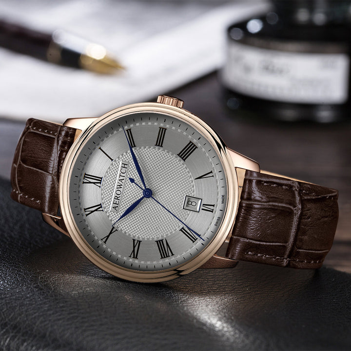 Aerowatch Les Grandes Classiques Gent Quartz Eco - A 42102 RO01