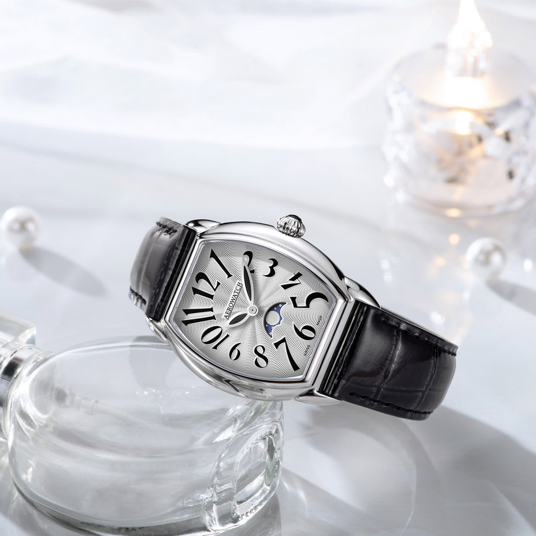 Aerowatch Streamline Mondphase Quarz - A 43958 AA11