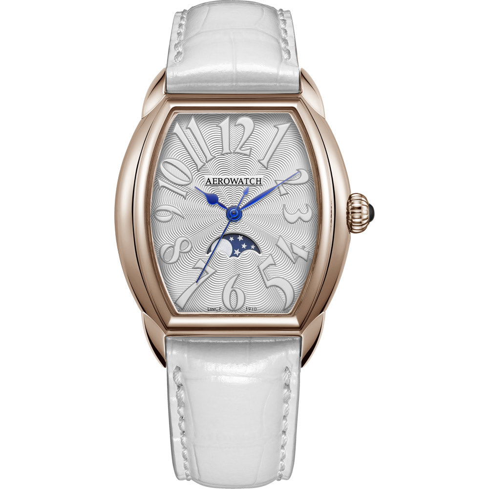 Aerowatch Streamline Mondphase Quarz - A 43958 RO08