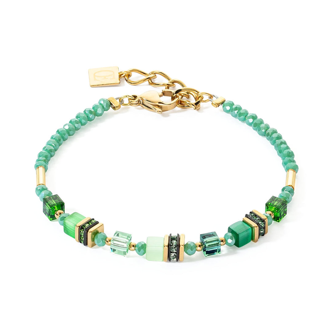 Coeur de Lion Mini Cubes Armband - 4565/30-0500