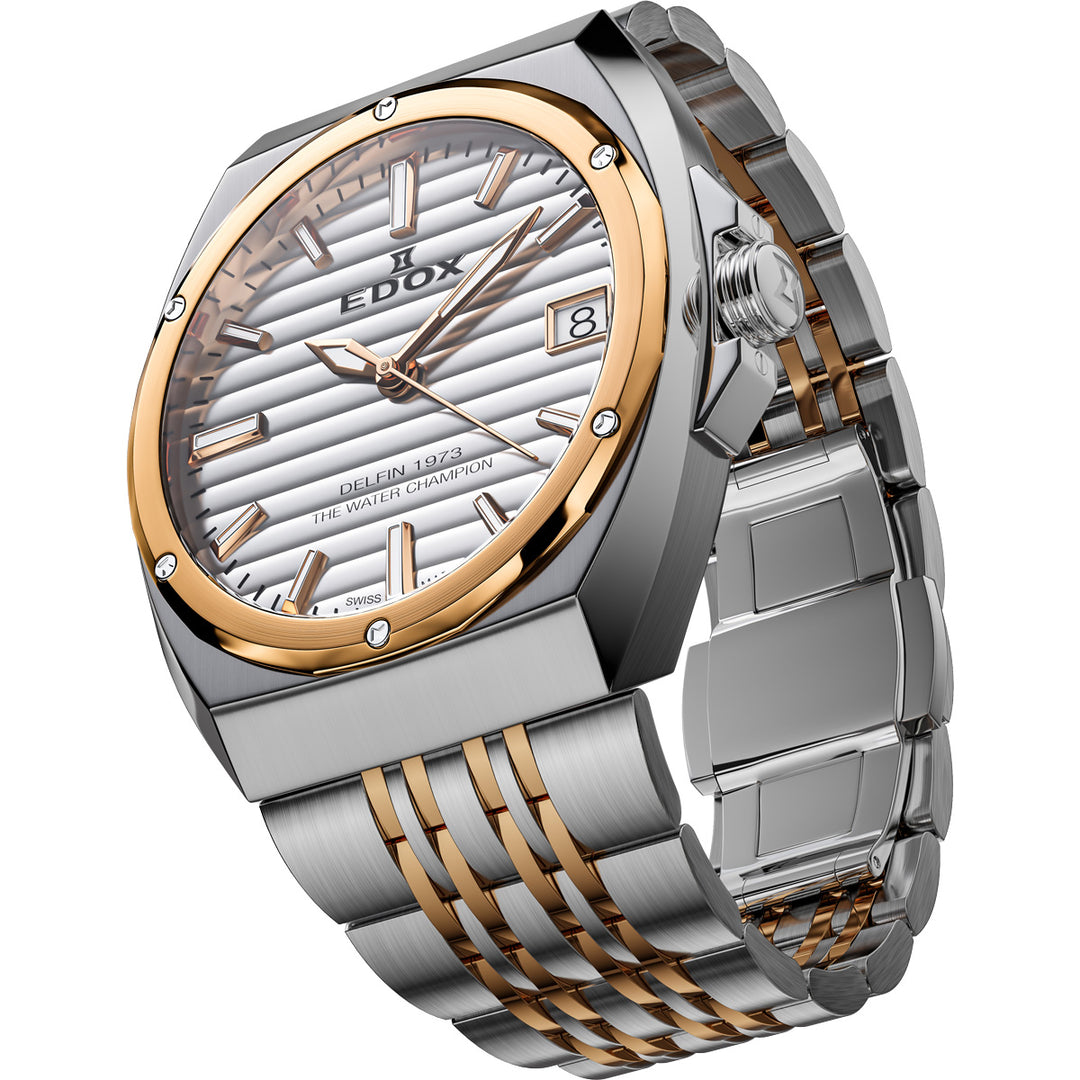 Edox Delfin 1973 Date Lady - 50504 357RM AIR