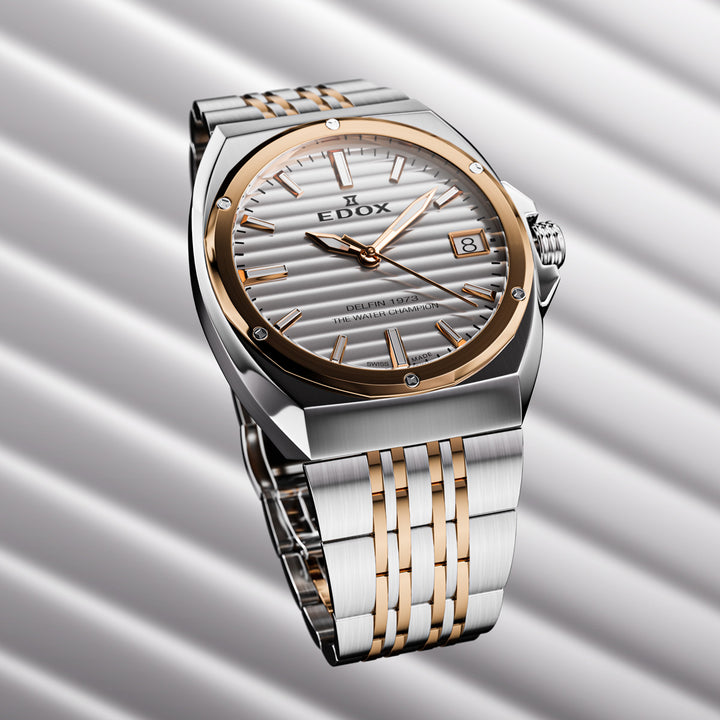 Edox Delfin 1973 Date Lady - 50504 357RM AIR