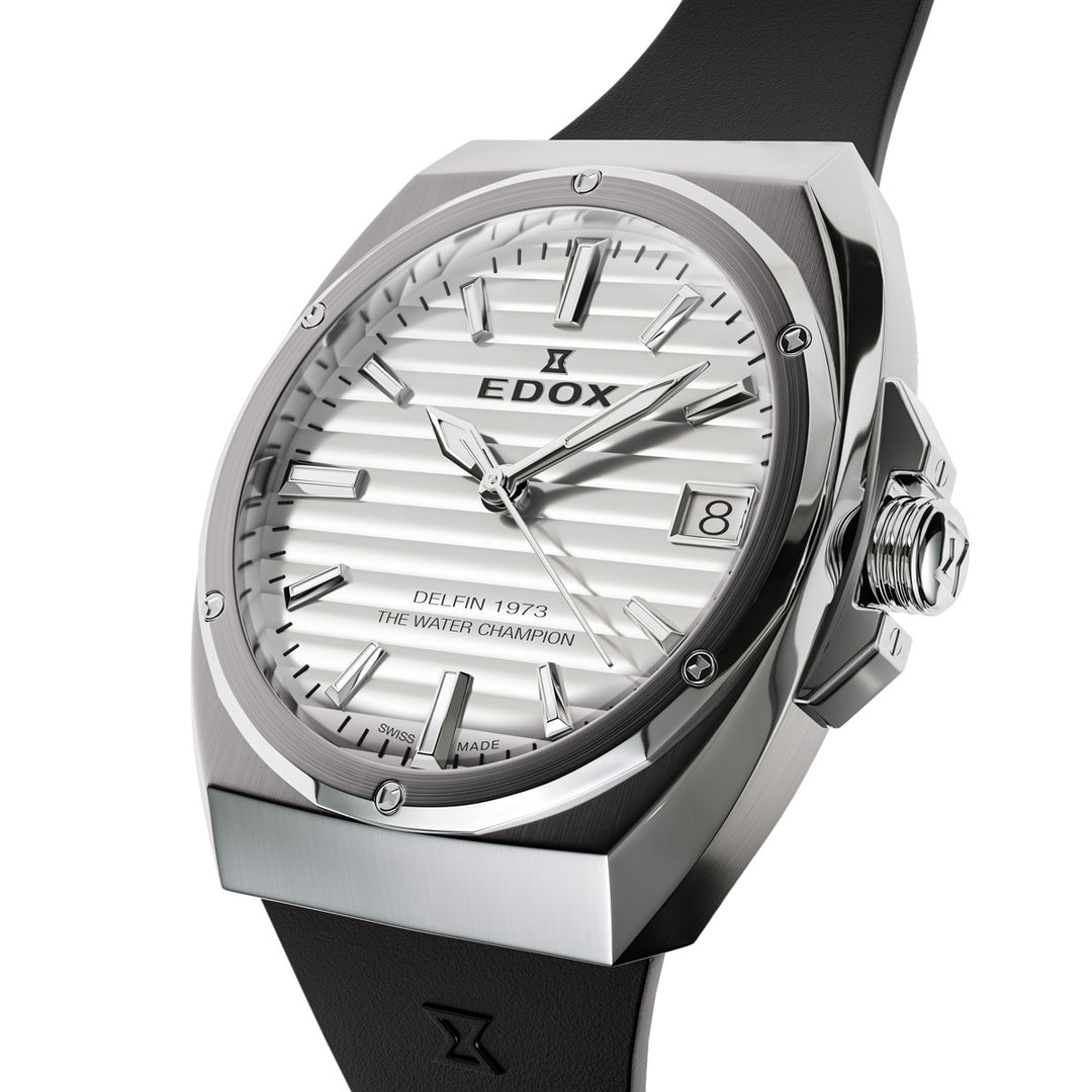 Edox Delfin 1973 Date Lady - 50504 3CA AIN