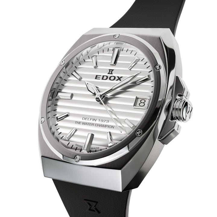 Edox Delfin 1973 Date Lady - 50504 3CA AIN