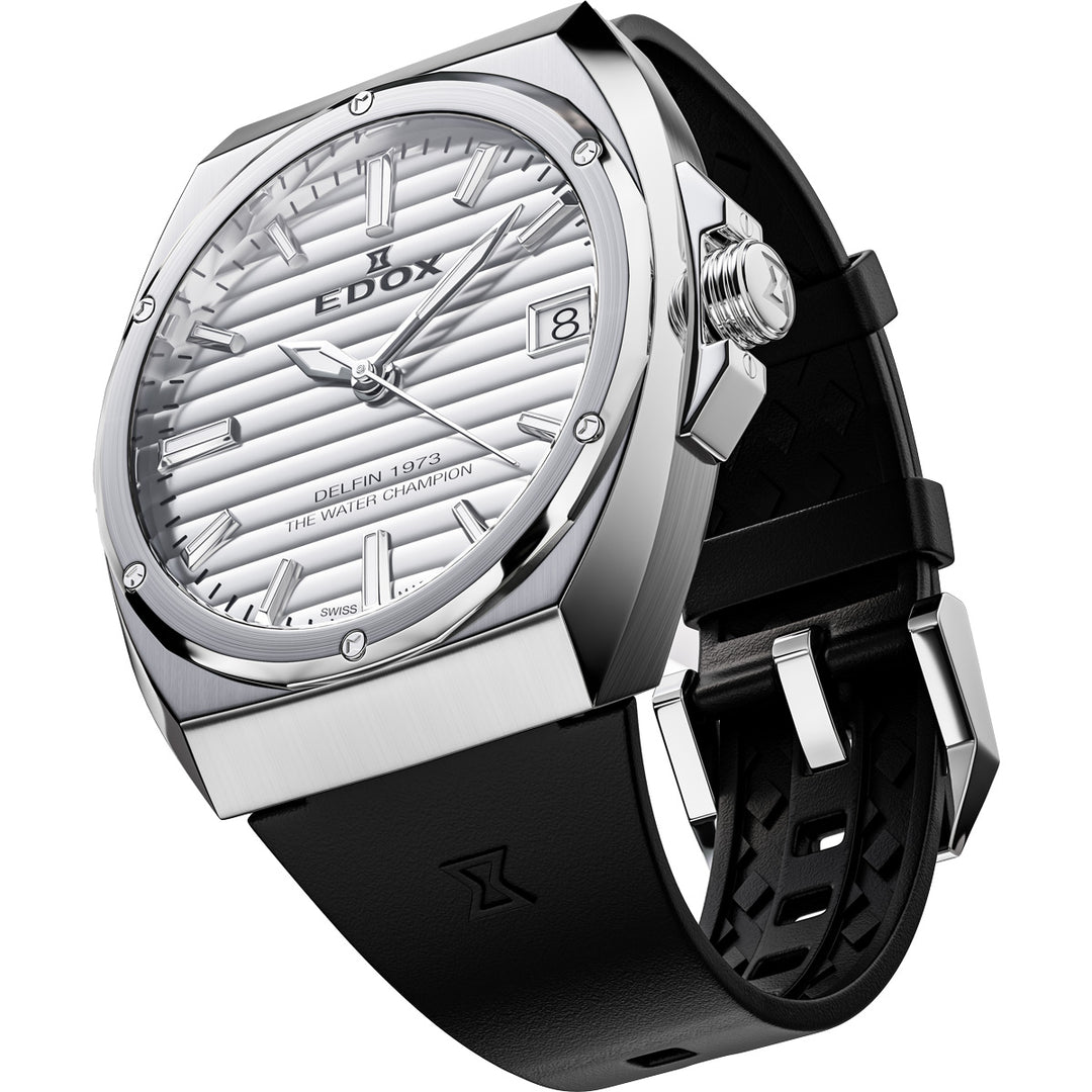 Edox Delfin 1973 Date Lady - 50504 3CA AIN