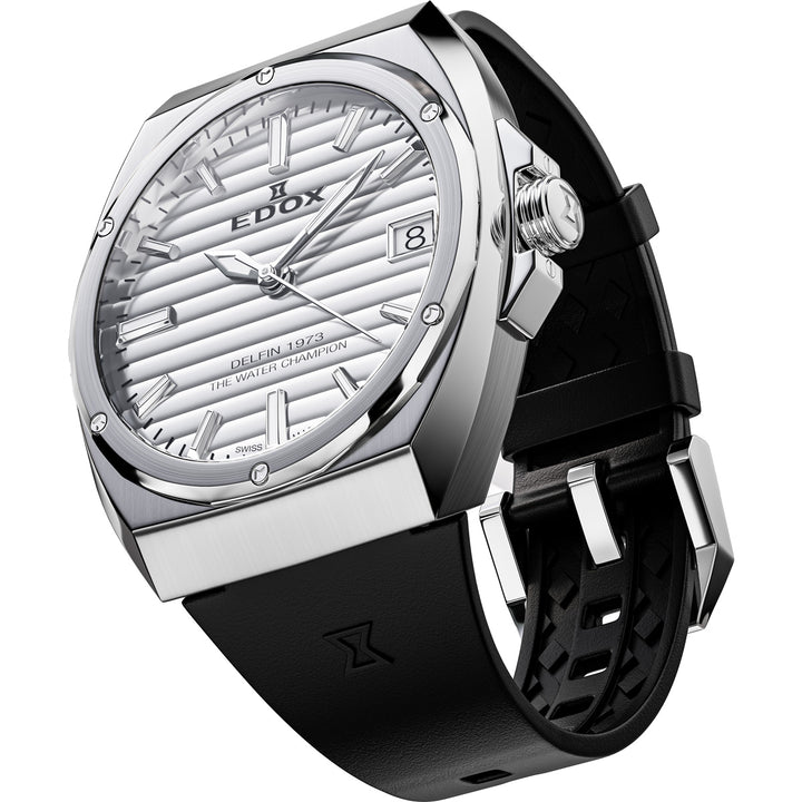 Edox Delfin 1973 Date Lady - 50504 3CA AIN