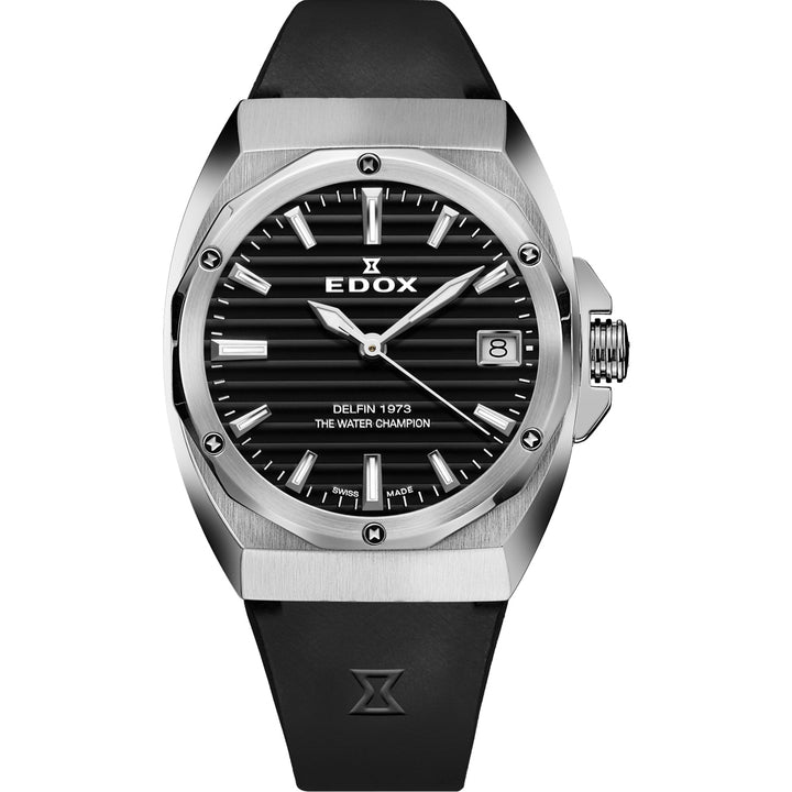 Edox Delfin 1973 Date Lady - 50504 3CA NIN