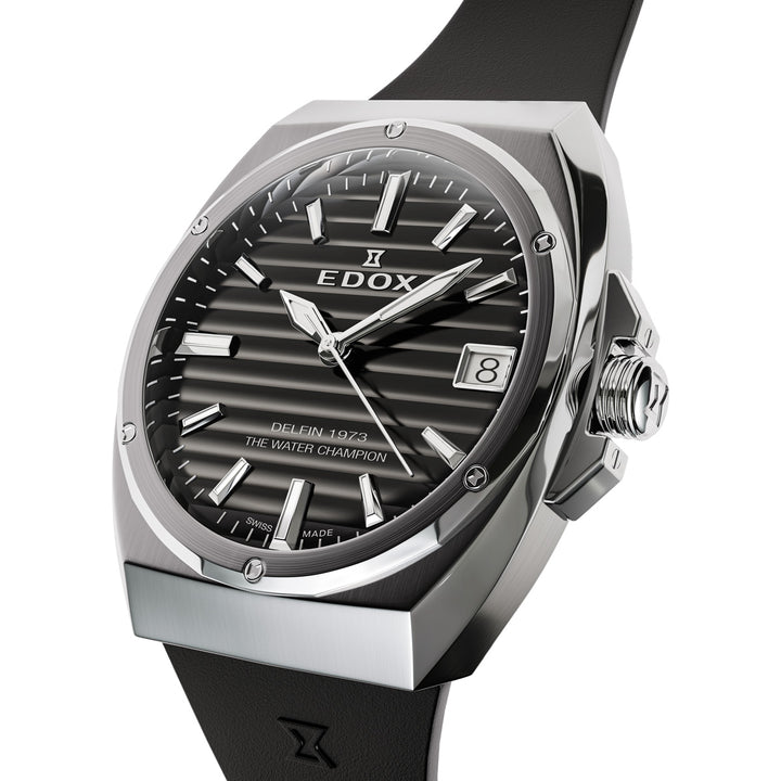 Edox Delfin 1973 Date Lady - 50504 3CA NIN