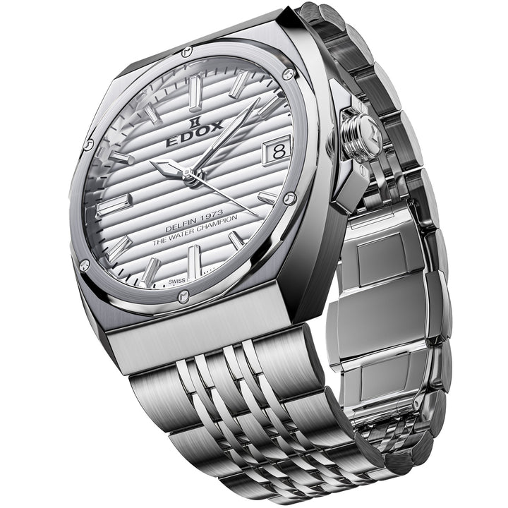 Edox Delfin 1973 Date Lady - 50504 3M AIN