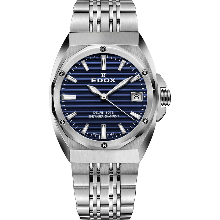 Edox Delfin 1973 Date Lady - 50504 3M BUIN