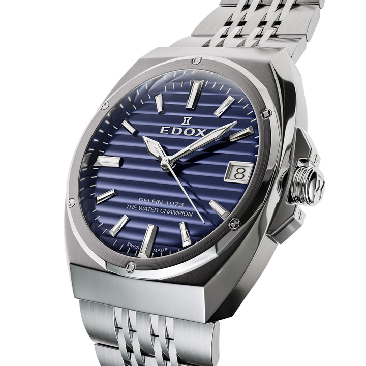 Edox Delfin 1973 Date Lady - 50504 3M BUIN