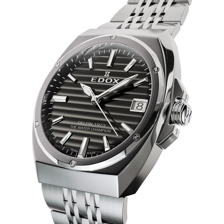 Edox Delfin 1973 Date Lady - 50504 3M NIN