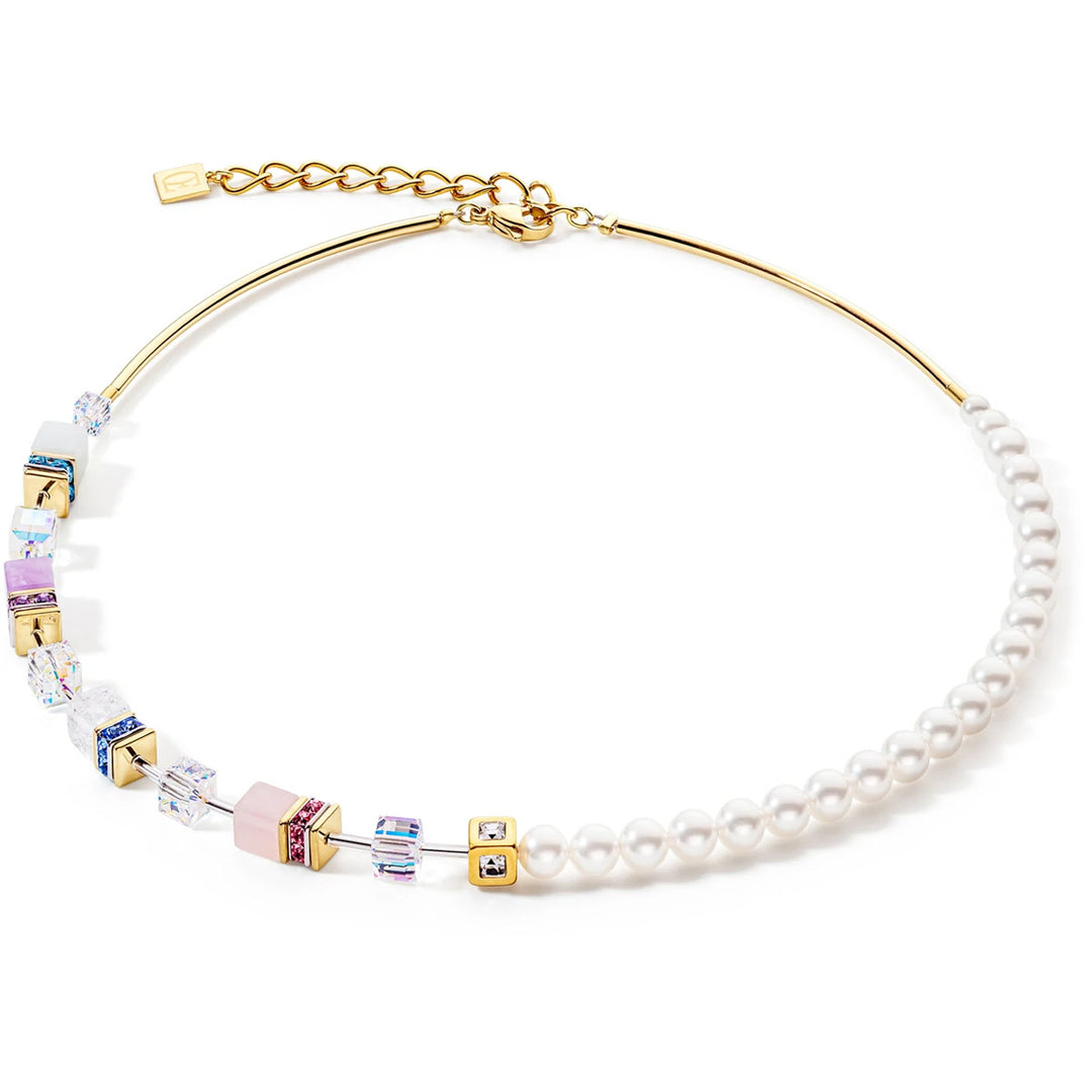 Coeur de Lion GeoCube Precious Fusion Pearls Halskette - 5086/10-1522