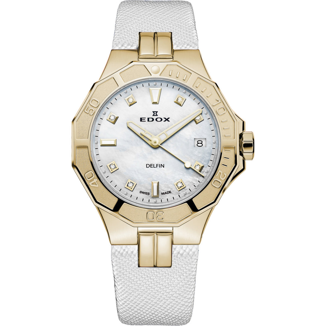Edox Delfin Diver Date Lady - 53020 37JC NADD