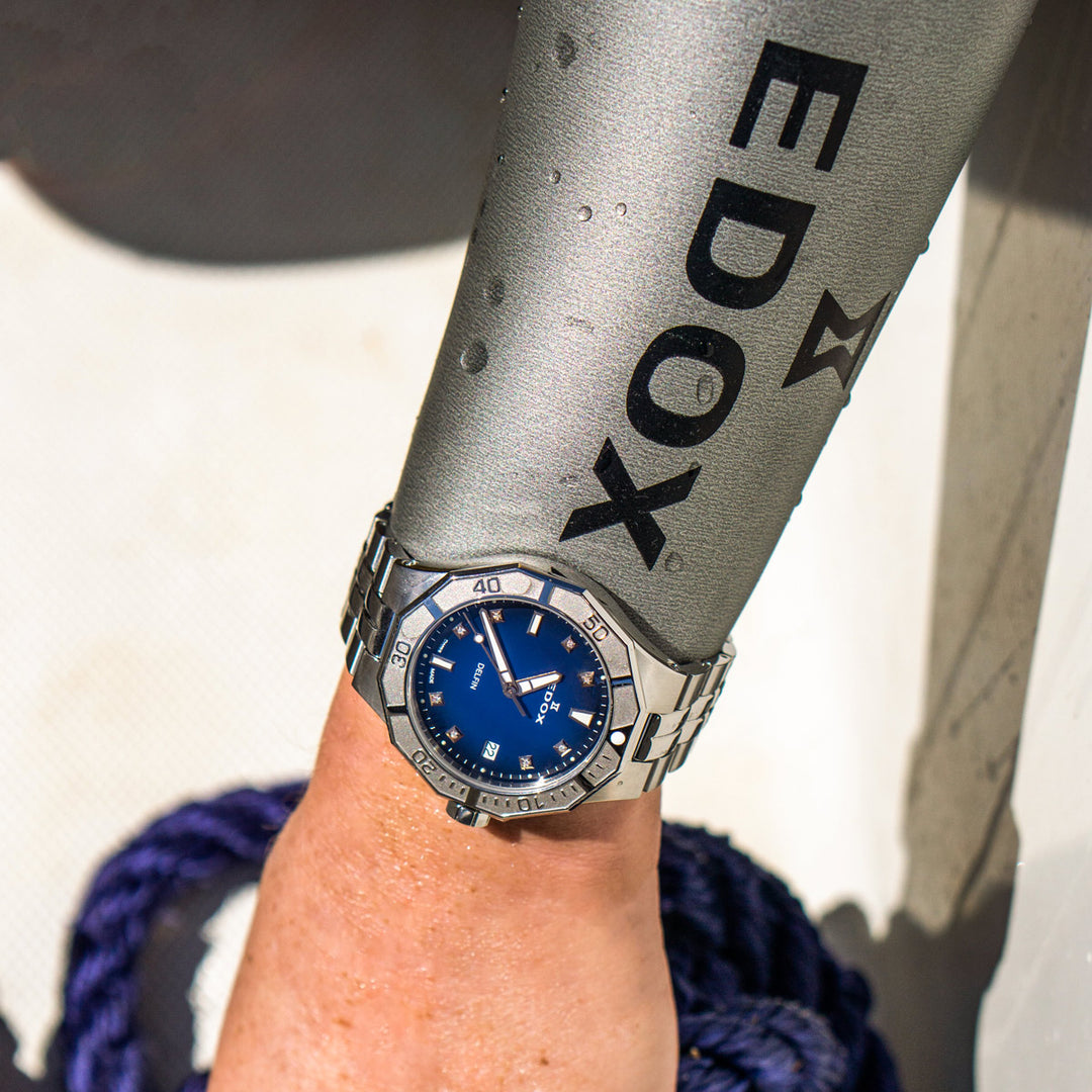 Edox Delfin Diver Date Lady - 53020 3M BUDDR