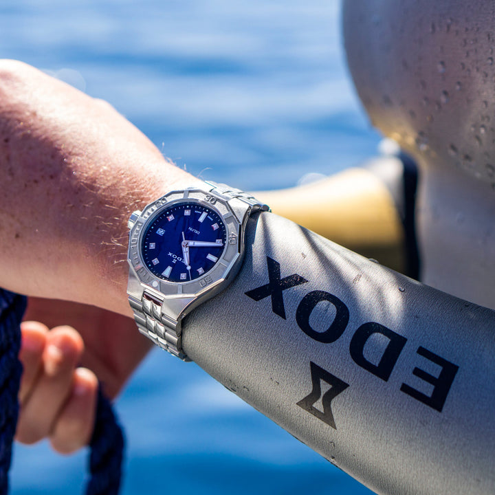 Edox Delfin Diver Date Lady - 53020 3M BUDDR
