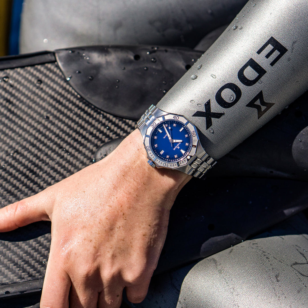 Edox Delfin Diver Date Lady - 53020 3M BUDDR
