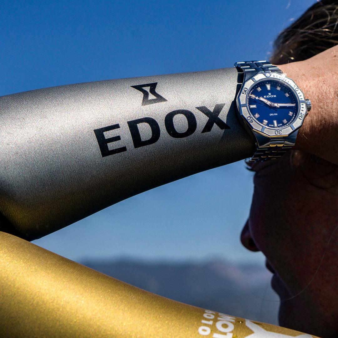 Edox Delfin Diver Date Lady - 53020 3M BUDDR