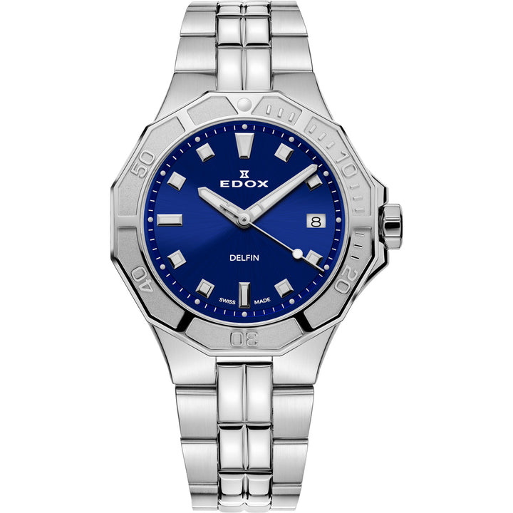 Edox Delfin Diver Date Lady - 53020 3M BUN