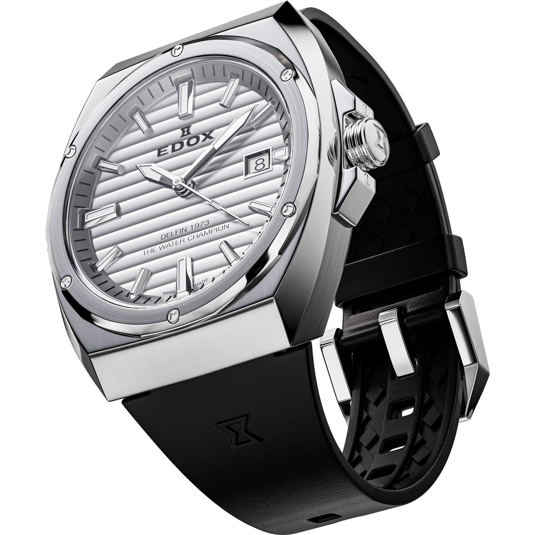 Edox Delfin 1973 Date Gents - 53032 3CA AIN