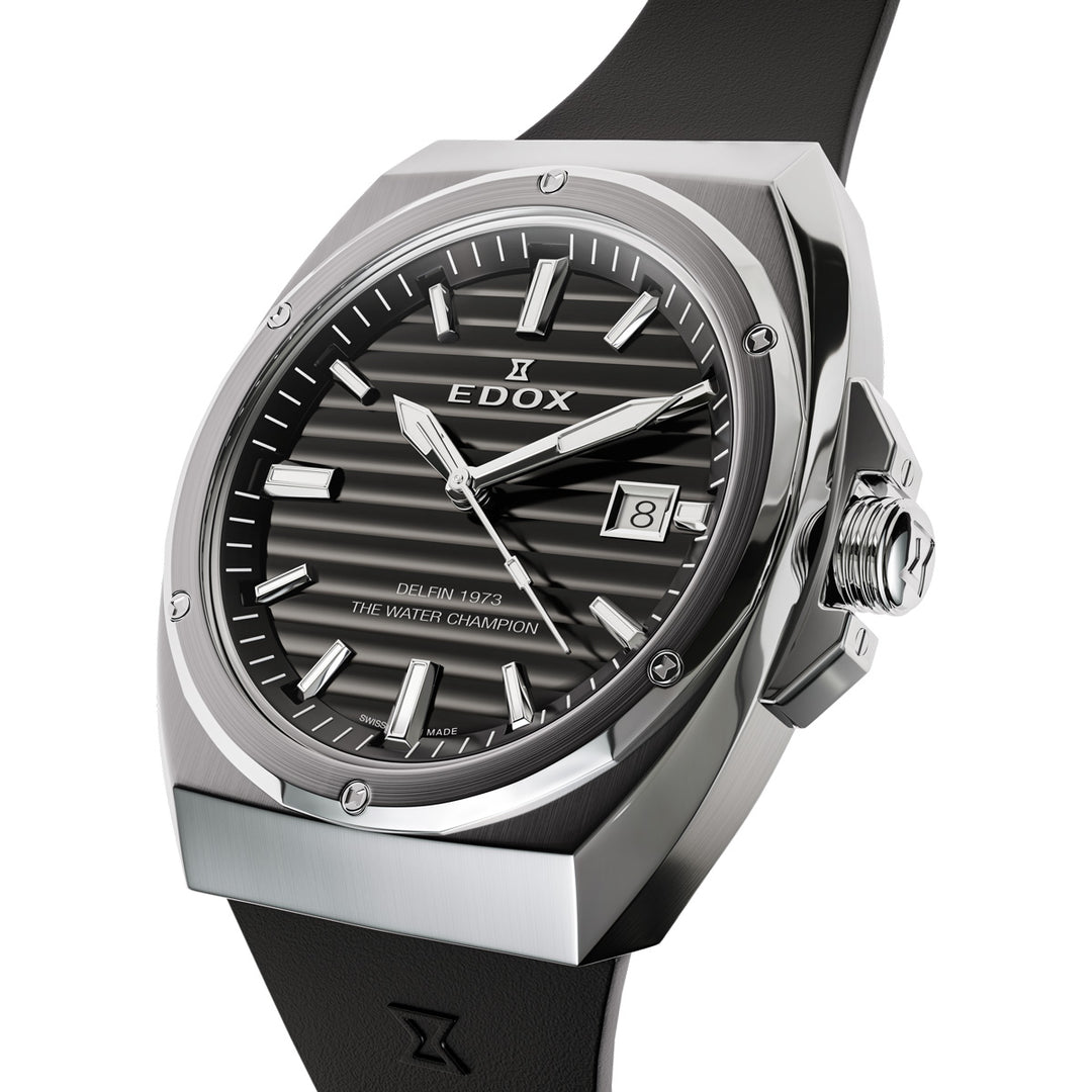 Edox Delfin 1973 Date Gents - 53032 3CA NIN