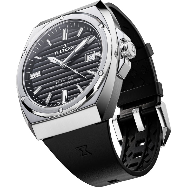 Edox Delfin 1973 Date Gents - 53032 3CA NIN
