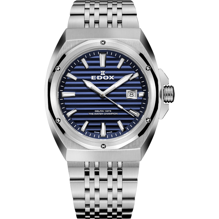 Edox Delfin 1973 Date Gents - 53032 3M BUIN