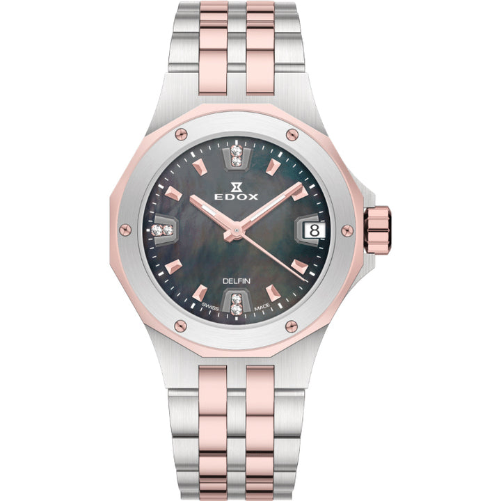 Edox Delfin Diver Date Lady - 53100 357RM NANRND