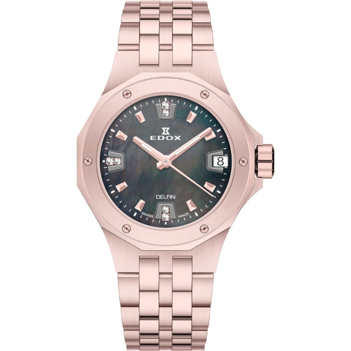 Edox Delfin Diver Date Lady - 53100 37RM NANRND