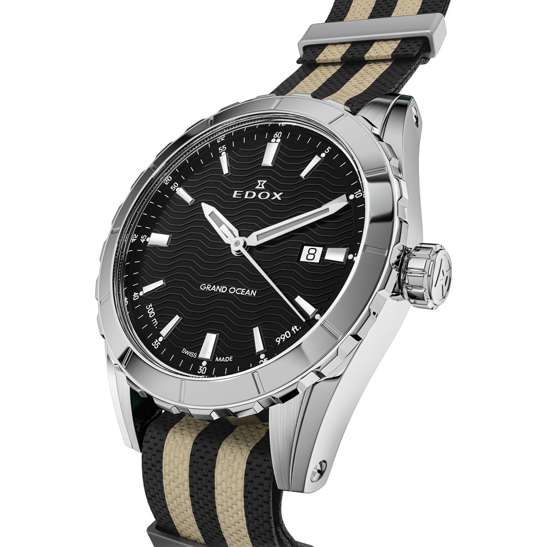 Edox Grand Ocean Date Gents - 53102 3NAGN NIN