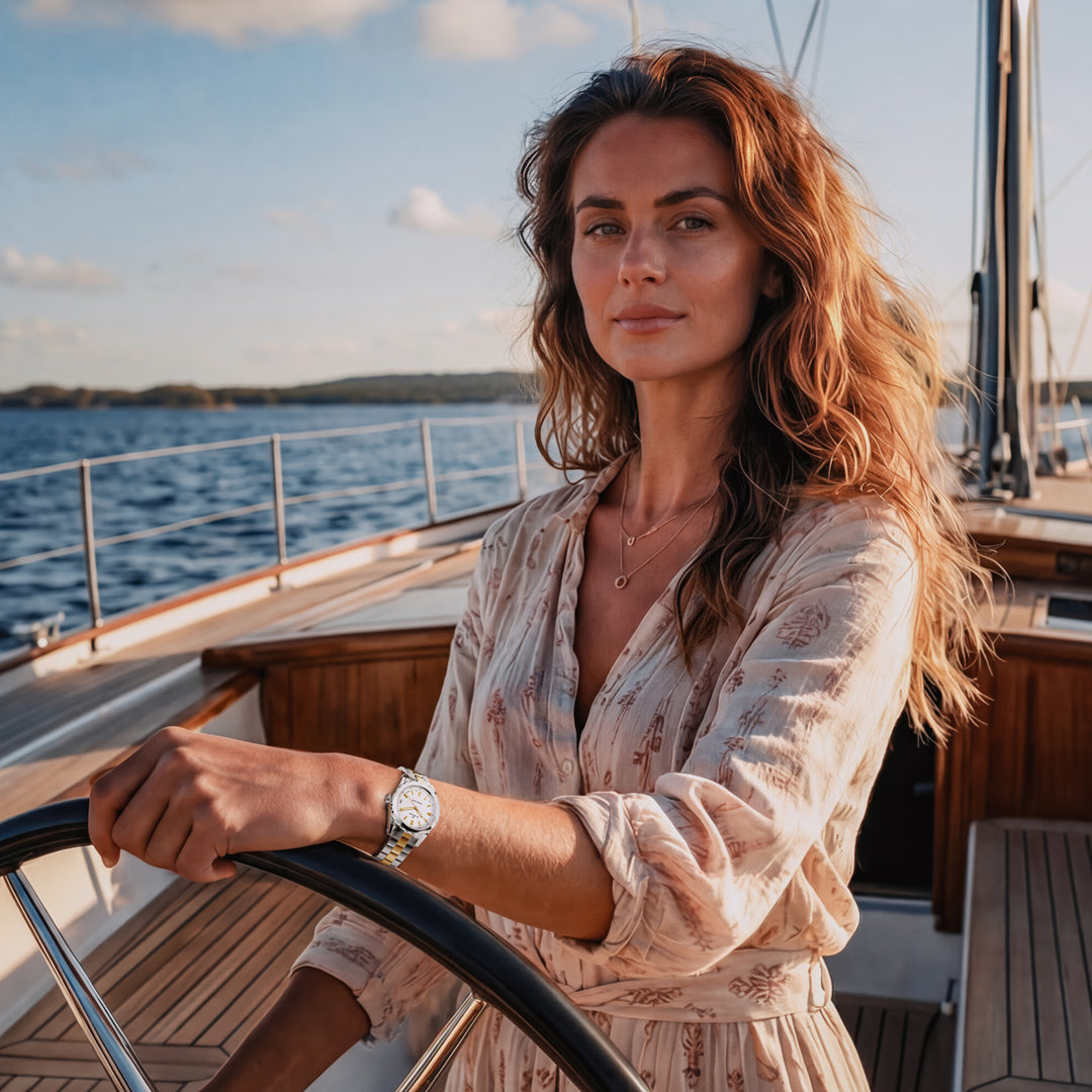 Edox Grand Ocean Date Ladies - 53103 357JM AID