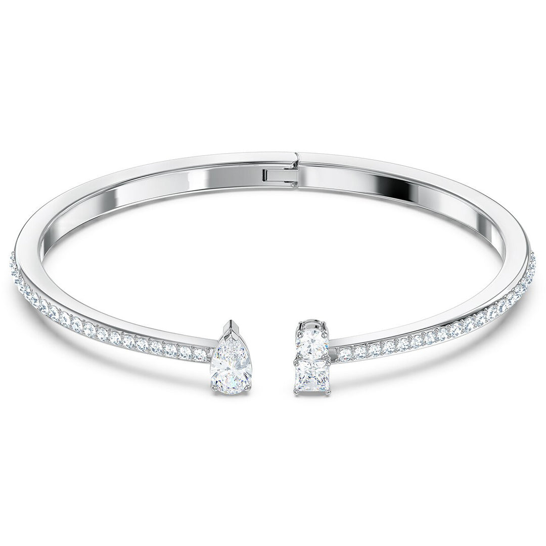 Swarovski Attract Armreif Verschiedene Schliffe Weiss