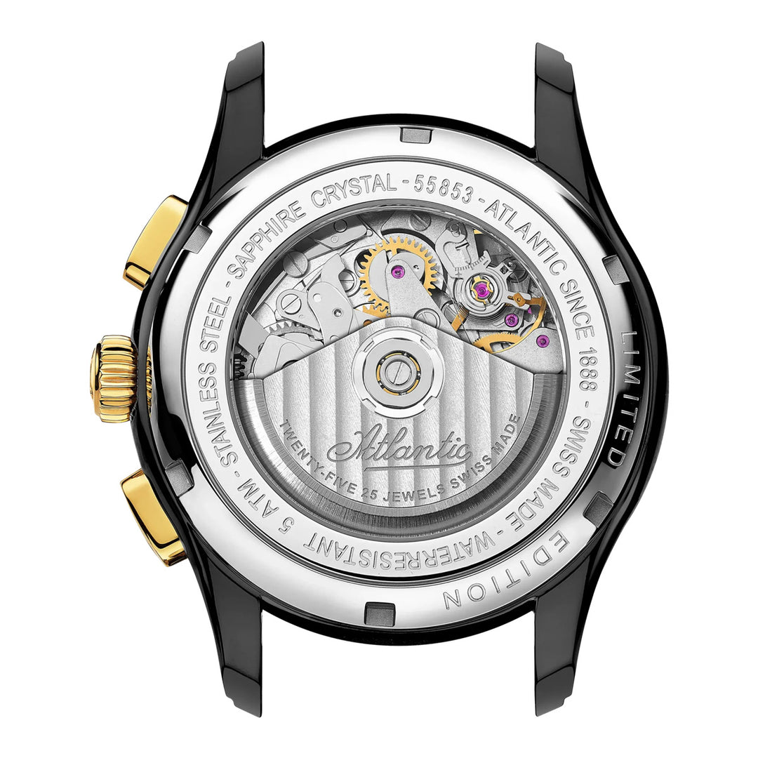 Atlantic Worldmaster Prestige Valjoux Automatic Chronograph Prestige "Krzysztof Holowczyc" Limited Edition - 55853.46.95