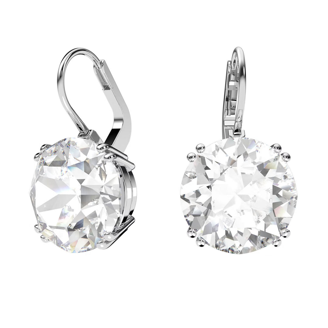 Swarovski Millenia Drop Ohrhänger Rundschliff Weiss Rhodiniert - 5628351