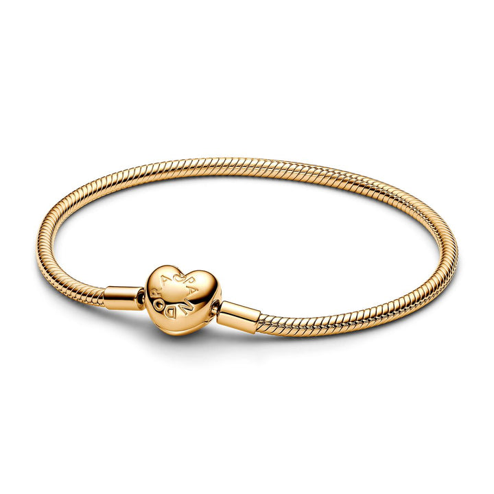 Pandora Moments Schlangen Gliederarmband mit Herz-Verschluss - 563050C00