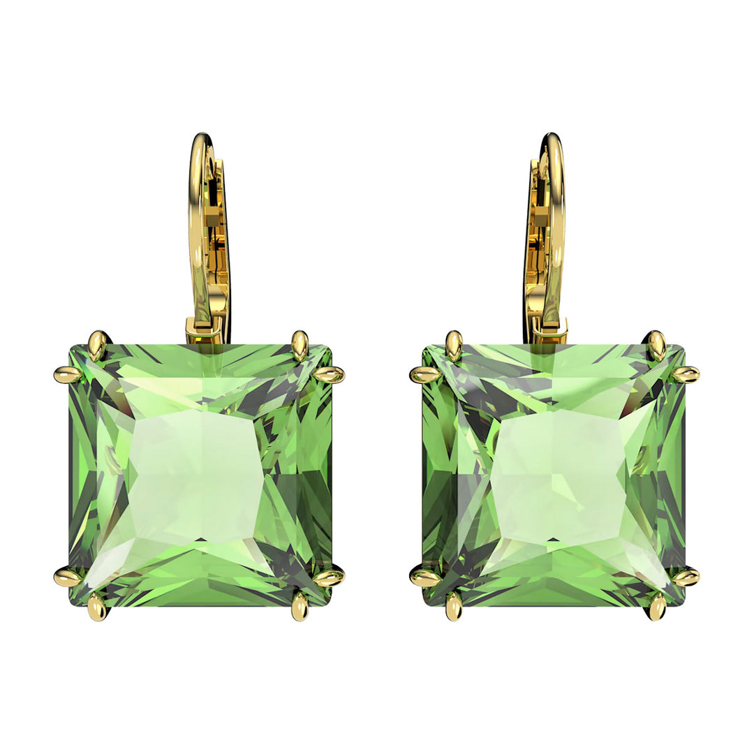 Swarovski Millenia Drop Ohrhänger Kissenschliff Grün Gold - 5636564