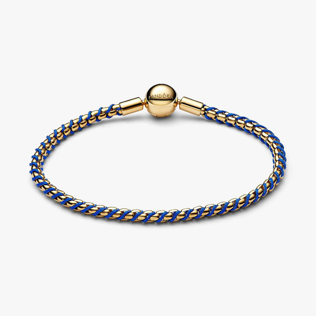 Pandora Blaue Kordel Kastenkette Armband - 563816C02