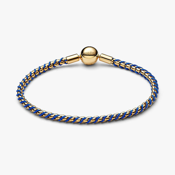 Pandora Blaue Kordel Kastenkette Armband - 563816C02
