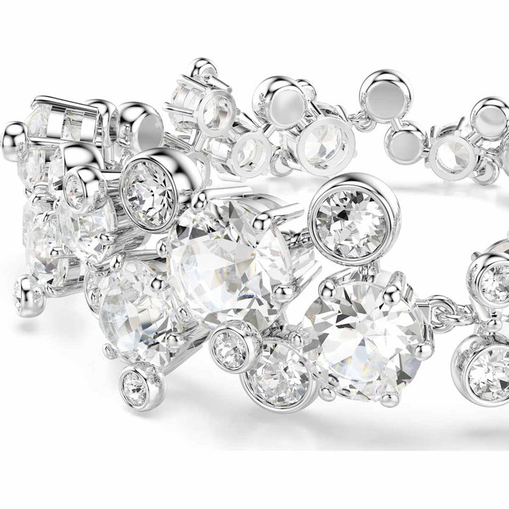 Swarovski Constella Armband Verschiedene Schliffe Weiss Rhodiniert - 5722469