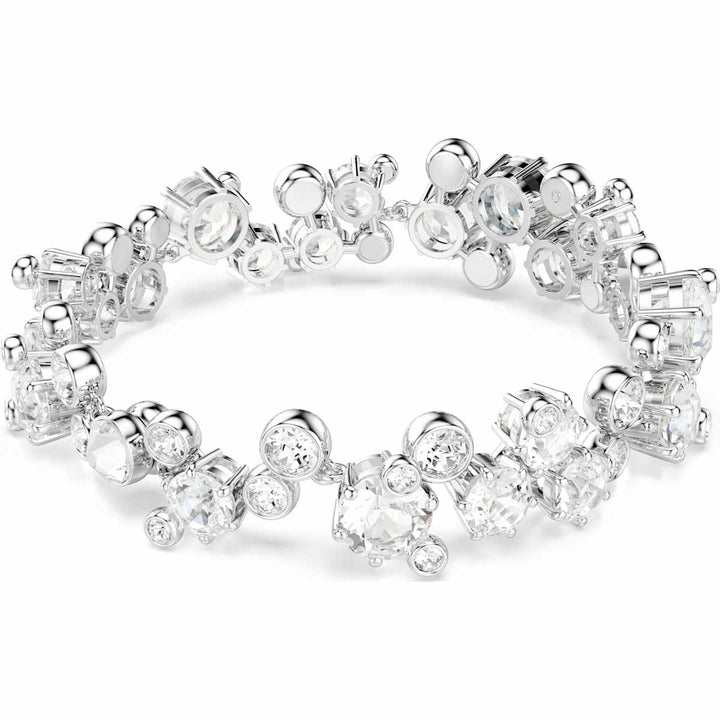 Swarovski Constella Armband Verschiedene Schliffe Weiss Rhodiniert - 5722469