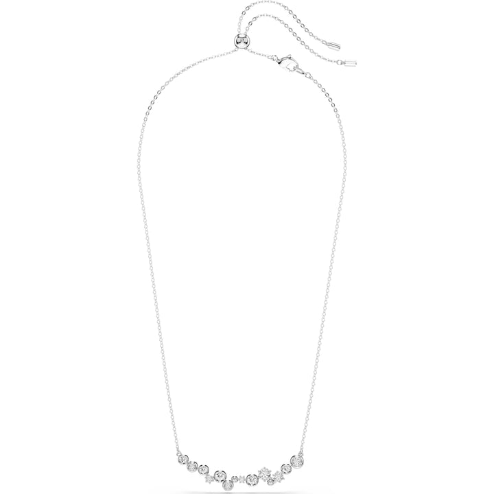 Swarovski Constella Halskette Verschiedene Schliffe Weiss Rhodiniert - 5722473
