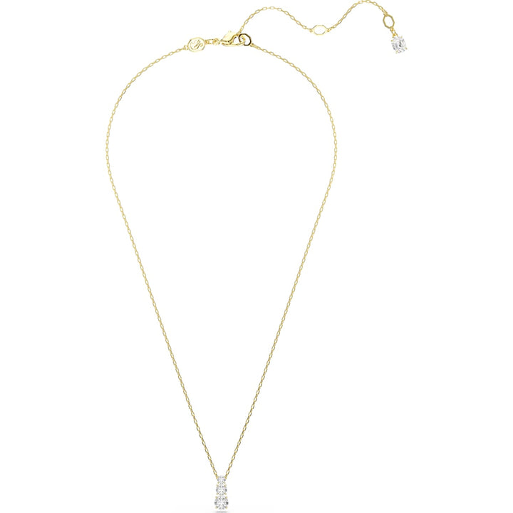 Swarovski Stilla Attract Halskette Rundschliff Weiss Goldlegierungsschicht - 5723298