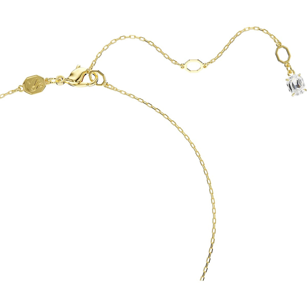 Swarovski Stilla Attract Halskette Rundschliff Weiss Goldlegierungsschicht - 5723298