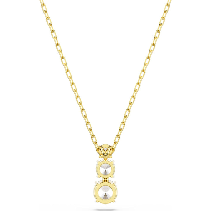 Swarovski Stilla Attract Halskette Rundschliff Weiss Goldlegierungsschicht - 5723298