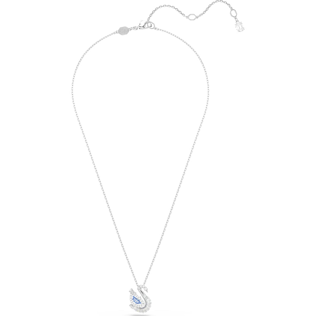Swarovski Swan Halskette Verschiedene Schliffe Schwan Blau - 5723389