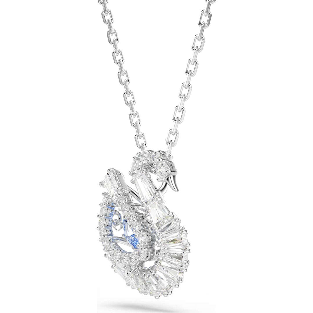 Swarovski Swan Halskette Verschiedene Schliffe Schwan Blau - 5723389