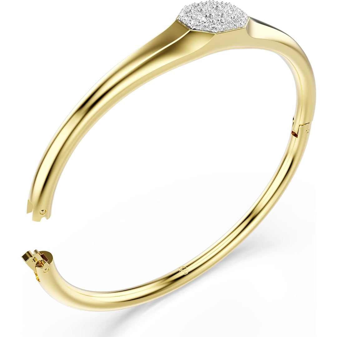 Swarovski Dextera Armreif Rundschliff Weiss Goldlegierungsschicht