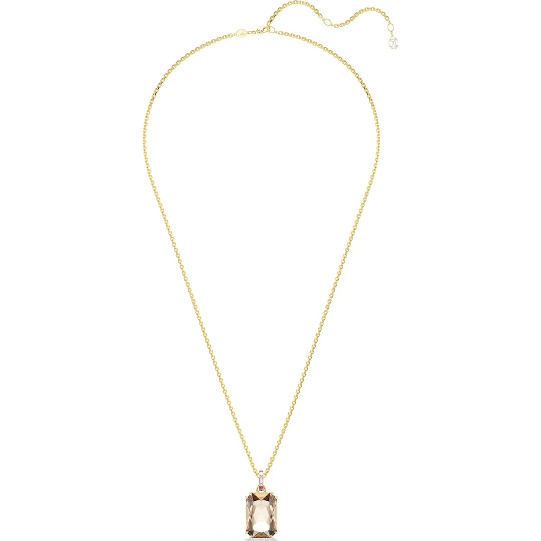 Swarovski Millenia Halskette Oktagon Schliff Karamell Goldlegierungsschicht - 5725752